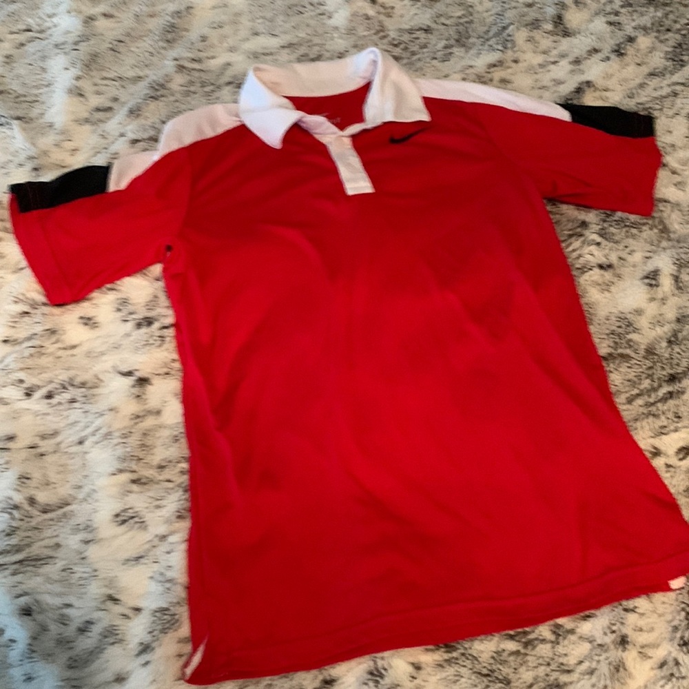 Nike dri fit polo boys small